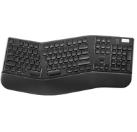 Clavier mécanique ergonomique à touches séparées, sans fil tri-mode (2,4 GHz et ) et filaire, 104 touches, joint pour le bureau et les jeux