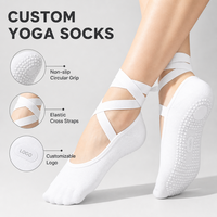 Chaussettes de yoga antidérapantes et respirantes pour femmes, chaussettes professionnelles de Pilates et de barre, chaussettes de ballet avec logo personnalisé