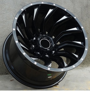 Venta de Fábrica Rines de Aleación Cóncavos Profundos 20X12j Offset -44 Todoterreno 6X139.7/135 para <span class=keywords><strong>Jeep</strong></span> Ford F150 <span class=keywords><strong>Toyota</strong></span> <span class=keywords><strong>Prado</strong></span> - Product Image 4