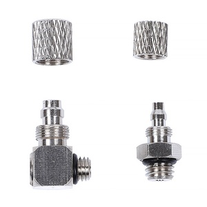 Pneumatic <b>Connector</b> Mini Cylinder Thread Trachea <b>Quick</b> Twist Elbow <b>Quick</b> Disconnect Coupling Tubed Fittings Hofujng - Product Image 3