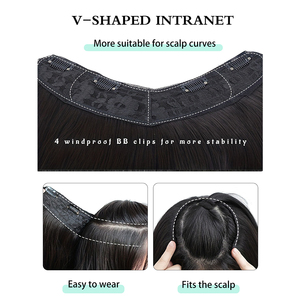 Extensiones <span class=keywords><strong>de</strong></span> <span class=keywords><strong>Cabello</strong></span> Sintético Largas y Lisas Resistentes al Calor con Clip en Forma <span class=keywords><strong>de</strong></span> U para Uso Diario <span class=keywords><strong>de</strong></span> Mujeres - Product Image 2