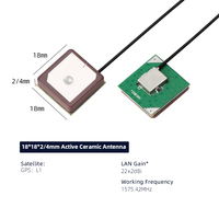 Antenne GPS simple HONGXIN, antenne L1, antenne céramique active intégrée, avec câble de 120 mm et connecteur IPX