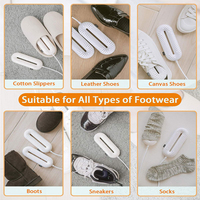 Sèche-chaussures électrique Portable USB, 220V, 50Hz, Protection contre la surchauffe, séchage rapide, adapté aux temps pluvieux
