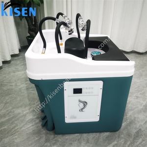 Kisen China Supplier Top Design Portable Shampoo Basin Head Neck Massage Spa Herbal Soup Circulation for Salon Beauty - Product Image 2