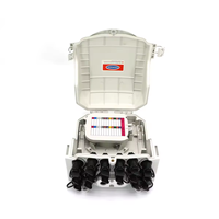 Boîtier de distribution de fibre optique extérieur Ome Ftth en ABS étanche à 16 cœurs, certifié ISO9001, garantie de 3 ans, compatible FTTB FTTX