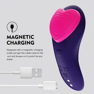 Vibromasseur point G pour femmes adultes AI USB Power Massager Télécommande Silicone Magnétique Portable Conversion de Fréquence Invisible - Product Image 3