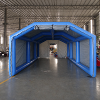 Tente de garage gonflable hermétique pour voiture, abri de stockage portable pour véhicule, garage gonflable robuste en PVC pour usage extérieur