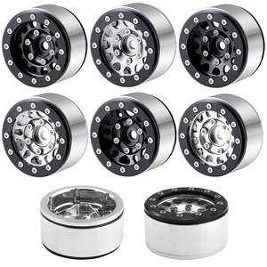Jantes Beadlock en alliage d'aluminium, 1.55 pouces, pour pièces de voiture RC <span class=keywords><strong>TRX4M</strong></span> 1/18, 4 pièces/ensemble - Product Image 3