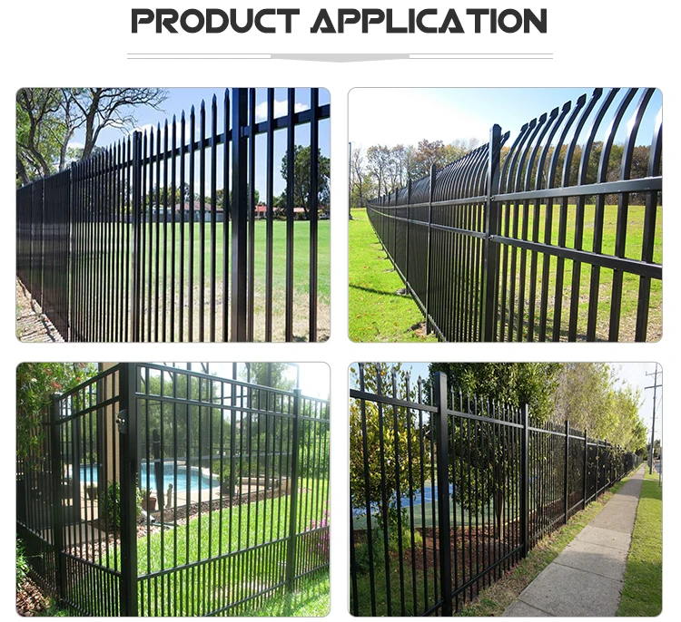 Factory Direct Price Hot-dip Galvanized Steel Tubular Steel Industrial Fence Garrison Fencing Panel