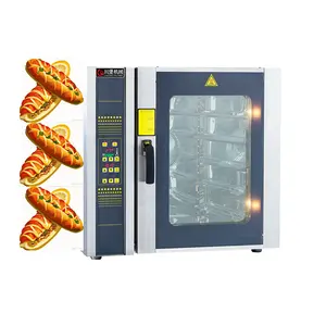 Four de boulangerie commercial BCR-10D avec convection pour pain, baguettes et autres produits de boulangerie Option électrique ou gaz pour boulangerie