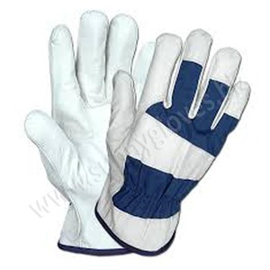 Grain Goat Leather Wing Thumb Gardening Safety Work <b>Driver</b> <b>Gloves</b> - Product Image 3