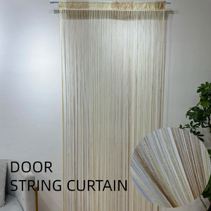 Cortina de Puerta Moderna Minimalista de 1m*2m con Líneas Rectas Coloridas, Cortina Decorativa de Primera Calidad - Product Image 4