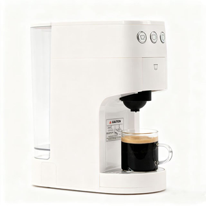 Machine à café à capsules K-Cup : 1 touche pour un Americano chaud, un Espresso ou un <span class=keywords><strong>Lungo</strong></span>, compatible avec les capsules Nespresso, <span class=keywords><strong>Dolce</strong></span> <span class=keywords><strong>Gusto</strong></span> et le café en poudre K-cup - Product Image 2