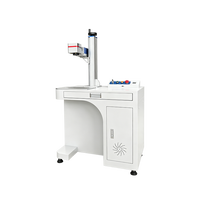 Machine de marquage laser à fibre tout-en-un 20W 50W, dispositif de gravure laser de bureau pour métal, plastique, bijoux et impression de logos