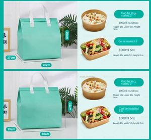 Thermal Insulated Non-Woven Cooler Bag Foldable Waterproof Large Capacity Take Away Food Storage Bag - Product Image 4