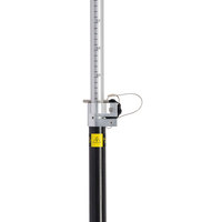 Prisme de poteau GPS robuste en fibre de carbone pour enquête pôle GPS 2.2m pôle GPS RTK