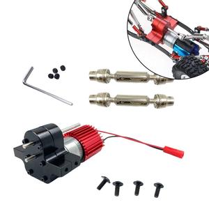 WPL B14 B24 C14 C24 MN90 Q60 RC auto trasferimento metallo albero motore nero rosso - Product Image 5