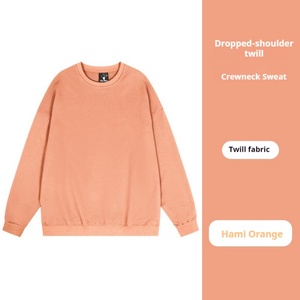 เสื้อสเวตเตอร์ผู้ชายผ้าฝ้าย 100% พิมพ์โลโก้ได้ตามต้องการ สำหรับฤดูใบไม้ร่วงและฤดูหนาว น้ำหนัก 320 กรัม ไซส์ใหญ่ แบบเรียบ - Product Image 5