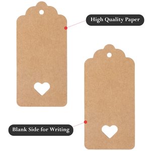 定制批发方形吊牌回收定制您的标志纸服装吊牌带线 - Product Image 4