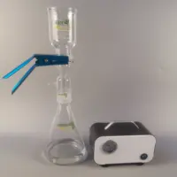 Sistema de filtración al vacío para uso en laboratorio, bomba de vacío de diafragma sin aceite de LV-10, con soporte de vidrio, montaje de filtro solvente, 1000ml