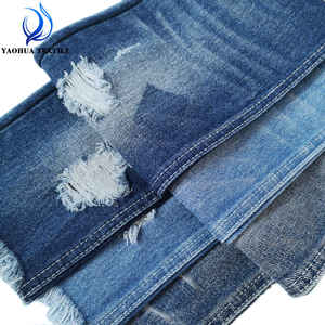 1077 غير تمتد القطن الثقيل البوليستر قماش دنيم جينز - Product Image 1