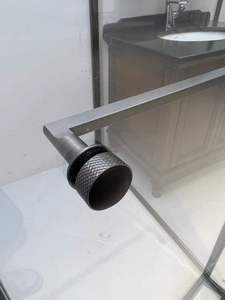 Vách tắm hình vuông Fy-16F - Vách tắm hoặc màn tắm có hai tấm cố định và một tấm trượt - Product Image 3