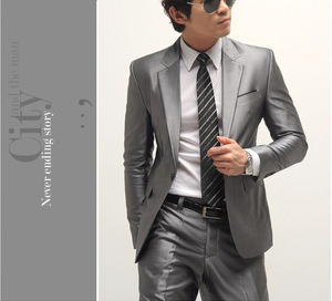 <span class=keywords><strong>Traje</strong></span> de Negocios para <span class=keywords><strong>Hombre</strong></span> de Alta Calidad, Color <span class=keywords><strong>Gris</strong></span> Plateado, Corte Entallado, Transpirable, Suave, <span class=keywords><strong>Traje</strong></span> de Novio para Boda - Product Image 5