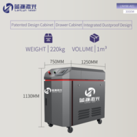 Machine de soudage laser portative Lanlyn, alimentation en fil à quatre rouleaux, alimentation précise du fil, contrôle intelligent de la température, assistance 24h/24 et 7j/7