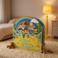 Servicio de Impresión Personalizada con Logotipo Personalizado, Papel Offset, Cartón, Libros Infantiles de Tapa Dura de Alta Calidad