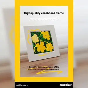 Affiche giclée sans acide imprimée à l'encre Peinture décorative encadrée Cadre <span class=keywords><strong>photo</strong></span> en carton sans acide Illustration Art Celebrity Book - Product Image 2