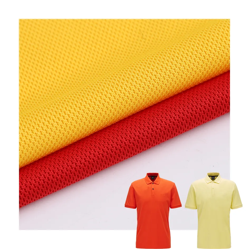 Manufacture Breathable Tricot Sport 95% Polyester 5%Spandex Knit Butterfly Jersey Stretch Mesh Fabric for Sportswear