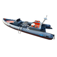 Bateau de vitesse certifié en t à console centrale 860 960 barca in alluminio sport yacht bateau à console centrale de 28 pieds