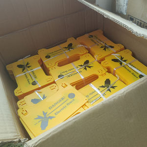 Plastik elektrikli çit güvenlik uyarı işareti sarı toka özelleştirilebilir uyarı işareti elektrik çit seti - Product Image 5