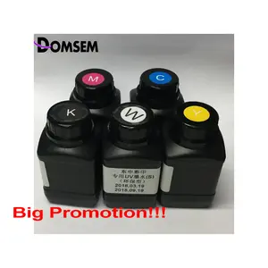 Promotion DOMSEM 250ML 5 Bottles /Set UV Ink For Epsn 1390 L800 1400 1410 1430 For DS A4 A3 UV Printer RoHS Certification