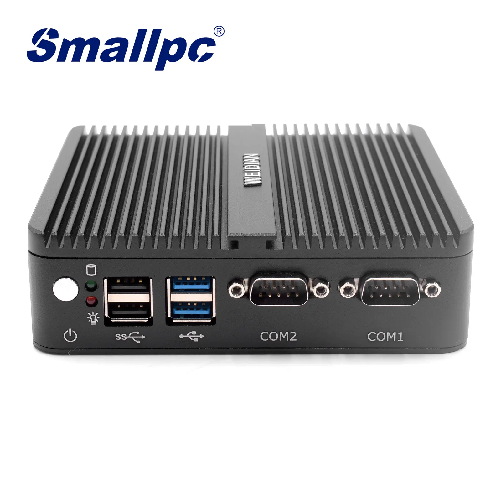 Smallpc HARGA TERBAIK sistem Pos tanpa kipas J4125 J1900 Core I3 I5 I7 DDR3 2Lan 4USB HD VGA RS232 Com Mini PC Windows11