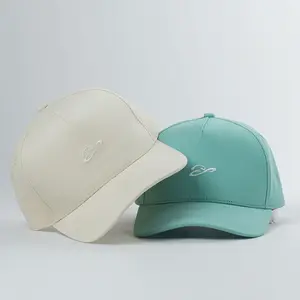 Wholesale 5 Panel Embroidery Unisex Cotton Fashion Hat Classic Baseball Cap With Custom Logo