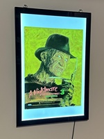 Cornice Luminosa in Plexiglass 16x24'' con Illuminazione LED RGB Indirizzabile per Poster da Parete