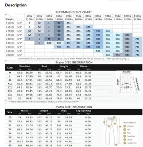 <span class=keywords><strong>Costume</strong></span> homme M-6XL, blazer + pantalon, mode business élégante, couleur unie, décontracté, style britannique, double boutonnage, grande taille. - Product Image 2
