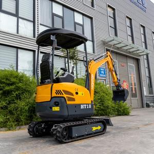 Hightop Mini Excavadora sobre orugas Sistema hidráulico Granja Excavadora Track Mini Retroexcavadora para la venta - Product Image 6