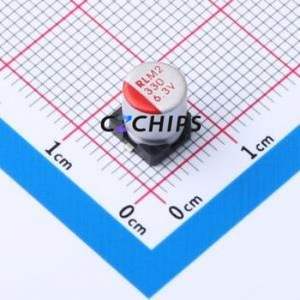 JBLM2331M6R3C070RTM ตัวเก็บประจุแบบทึบ330uF 6.3V SMD D6.3xL7mm 20% 3.5A100kHz - Product Image 1