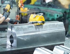 विद्युत 2200lb 1000 kgस्थायी चुंबकीय लिफ्टिंग चुंबक थोक स्टील प्लेट स्थायी चुंबकीय लिफ्टर कस्टम एसी - Product Image 5