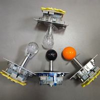 Kit DIY d'arcade 2 joueurs Duoxing Modèle 076 Raspberry Pi Zero USB PC 5V LED Joystick chromé Bouton poussoir Boîtier métal plastique