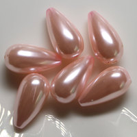 Perles en forme de larme colorées scintillantes, accessoire de bijouterie, perle artificielle en forme de goutte de pluie, breloques de décoration DIY pour filles, pour collier, bracelet