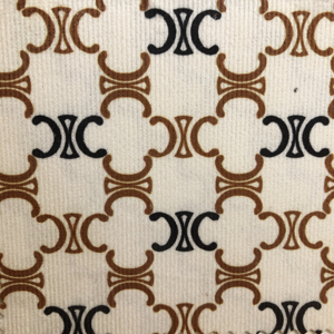 Tela de pana estampada para ropa, diseño de moda, 100% poliéster - Product Image 2