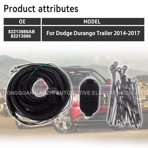 Durango römork Tow kablo demeti için 82213986 82213986AB W/ 7 yollu konnektör OEM teller kablolar & kablo donanımları 2014-2017 - Product Image 2