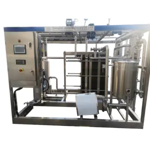 Dondurma/süt flaş Pasteurizer makinesi için süt üretim hattı