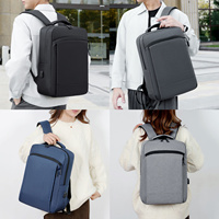 Sac à dos professionnel pour ordinateur portable, grande capacité, multi-compartiments, en nylon imperméable et durable, directement de l'usine