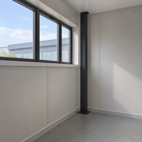 Unité de maison mobile individuelle avec salle de bain, cuisine et espace de couchage