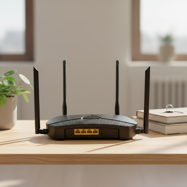 OEM ODM WiFi6 Gigabit Mesh Wireless Router OpenWRT Dual Band AX3000 4 External High Gain Antennas 3 LAN Ports Stable Home/Office
