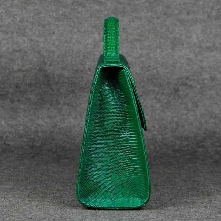 Emerald Green Lizard Bags for Lady Dubai Handbag Leather Girl Fashion  Designer Brand Style Purse OEM Tote Bags Custom logo